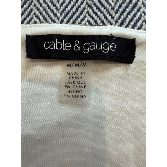 Leopard Print Ruched V-Neck Top By Cable & Gauge M/M Mesh Overlay & Puff Sleeves - Picture 3 of 8